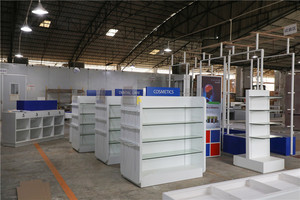 Espositore da Parete con Ripiani in Vetro <span class=keywords><strong>per</strong></span> Arredamento Farmacia - Product Image 5