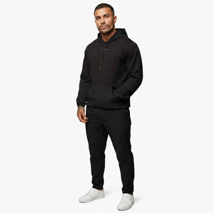 Sudadera con Capucha de Forro Polar Casual para Hombre, Tallas Grandes, Personalizable, Sudadera de Invierno, Ropa Urbana Moderna, Varios Colores - Product Image 1