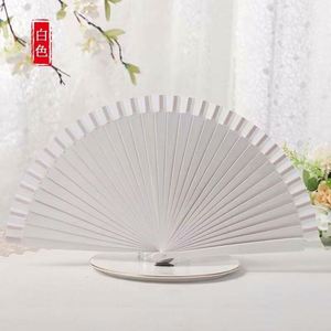 Abanico Plegable de Bambú Pintado a Mano, Estilo Retro Vintage Japonés, Portátil, para Mujer, Diseño de Olas - Product Image 6