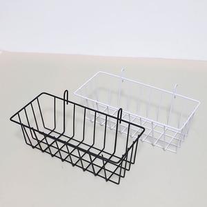 Étagère murale de rangement pour salle de bain et cuisine, panier suspendu à petites mailles, support mural en fer - Product Image 2