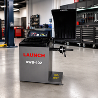 Équilibreuse de roues LAUNCH KWB-402 10"-30" numérique, machine d'équilibrage de pneus avec précision de ±1g pour garage automobile et atelier de pneus