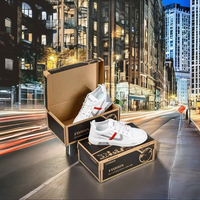 Boîte à chaussures pour femmes, baskets avec structure robuste pour l'emballage et le rangement des chaussures de sport décontractées