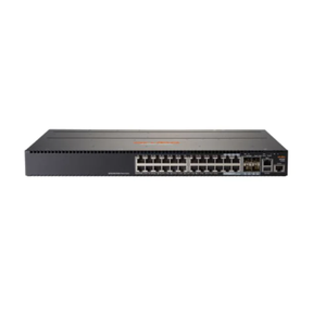 Commutateur géré HPE JL319A <span class=keywords><strong>Aruba</strong></span> <span class=keywords><strong>2930M</strong></span> <span class=keywords><strong>24</strong></span> ports Gigabit 370W PoE + sans ventilateur pour le bureau/DC avec fonctions SNMP et QoS - Product Image 1