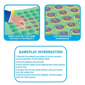<span class=keywords><strong>Juego</strong></span> de Mesa de Memoria Cognitiva, <span class=keywords><strong>Juego</strong></span> de Mesa de Emparejamiento de Animales y Frutas, Rompecabezas Educativo para Niños y Adultos - Product Image 4