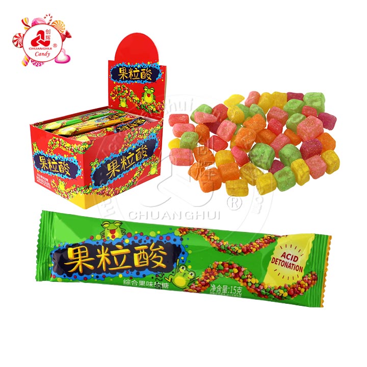 sour gum candy