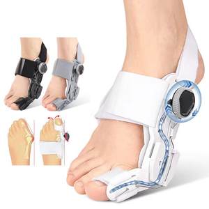 Корректор большого пальца ноги для женщин и мужчин регулируемый сепаратор для пальцев ног вальгусный корректор - Product Image 1