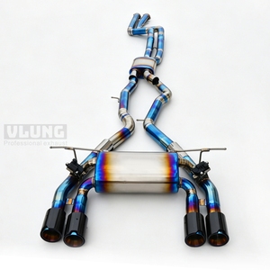 Sistema de Escape Trasero con Válvula de Aleación de Titanio para BMW M2C <span class=keywords><strong>M2</strong></span> Competition S55 F87 3.0T, Tubo de Escape Trasero de Material de Titanio - Product Image 1