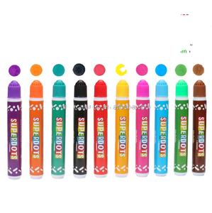 Superdots Mini Dot Rotulador Set 10 colores Niños Pintura Graffiti Juguetes Acuarela Pluma Lavable No tóxico Bingo marcador - Product Image 6