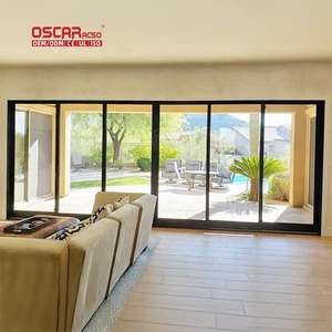 Puertas Corredizas de Vidrio con Marco de Aluminio Grande, Impermeables, Diseño Apilable para <span class=keywords><strong>Terraza</strong></span> de Casa, Villa u Hotel - Product Image 3
