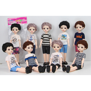 ตุ๊กตายางพีวีซี3D อนิเมะ30cm, ตุ๊กตาทารกของเล่นนุ่มสำหรับเด็กผู้ชาย/เด็กผู้หญิงที่มี2ทรงผมและชุดสำหรับวันหยุด - Product Image 1