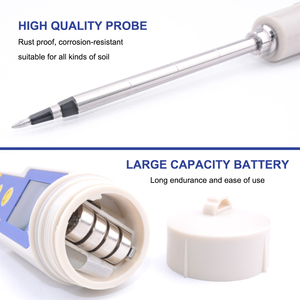 Mới Nhất <span class=keywords><strong>2</strong></span> Trong 1 Đất Ec Và Nhiệt Độ ATC Đa-Mục Đích Không Thấm Nước <span class=keywords><strong>Meter</strong></span> Cho Vườn Trang Trại Và Land - Product Image 5