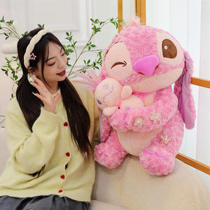 Venta al por mayor personalizado lindo Stitch juguetes <span class=keywords><strong>de</strong></span> <span class=keywords><strong>peluche</strong></span> rosa azul Liloed cosido peluches para <span class=keywords><strong>el</strong></span> Día <span class=keywords><strong>de</strong></span> San Valentín regalo <span class=keywords><strong>de</strong></span> Navidad - Product Image 3