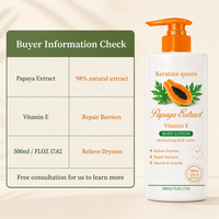 Crème éclaircissante à la papaye formule personnalisée pour peaux foncées, anti-rides, nourrissante, soin corporel en lotion avec flacon pompe