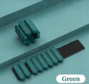 น้ำหนักข้อมือแบบปรับได้ 2 ปอนด์ 4 ปอนด์ สำหรับทุกเพศ ใช้สำหรับออกกำลังกาย ทำจากซิลิโคน สวมใส่ได้ที่ข้อมือและข้อเท้า พร้อมโลโก้สั่งทำได้ - Product Image 6