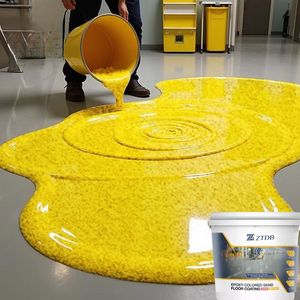 สีเคลือบพื้นอีพ็อกซี่ทรายสีแบบเป็นมิตรกับสิ่งแวดล้อมสำหรับโรงรถและโรงงาน - Product Image 1