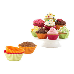 Tùy Chỉnh Silicone Nhà Sản Xuất DIY 9 Hình Dạng Bánh Muffin Cupcake Nướng Khuôn Vòng Hình Cupcake Nướng Công Cụ Trang Trí - Product Image 4