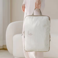 Ensemble de rangement de voyage portable personnalisé de 5 pièces, sac de toilette, cubes de compression pour organiser les vêtements