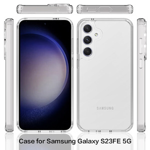 2-IN-1 Nouveau Acrylique PC TPU Hard Phone Case pour <span class=keywords><strong>Samsung</strong></span> pour Galaxy S23 FE A14 A24 A34 A54 A74 Simple Design Téléphone Accessoires - Product Image 5