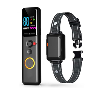 Neues fern gesteuertes Hunde trainings gerät Anti-<span class=keywords><strong>Barking</strong></span>-Hilfs schock halsband Outdoor-Anti-<span class=keywords><strong>Barking</strong></span>-Gerät Intelligenter Farbbild schirm - Product Image 1