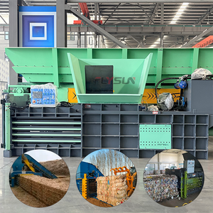 Fully Automatic Horizontal Can Baling Machine High Efficiency Briquetting and Baling Equipment for Metal Scrap in Waste Station - Product Image 1