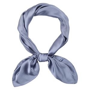 70x70cm Polyester Satin <b>Square</b> <b>Scarf</b> Plain & Striped Neck Head <b>Scarves</b> for Women Spring Summer Autumn - Product Image 5