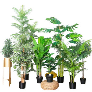 Faux arbre voyageur banane bonsaï intérieur maison ornement PE plante verte en pot oiseau paradis <span class=keywords><strong>pour</strong></span> la décoration - Product Image 1