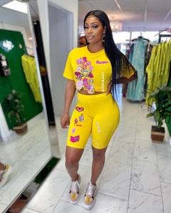 Traje <span class=keywords><strong>de</strong></span> impresión informal <span class=keywords><strong>de</strong></span> moda para <span class=keywords><strong>mujer</strong></span> europea americana 8002 para suministro directo <span class=keywords><strong>de</strong></span> <span class=keywords><strong>Amazon</strong></span> conjunto <span class=keywords><strong>de</strong></span> dos piezas <span class=keywords><strong>de</strong></span> verano - Product Image 3