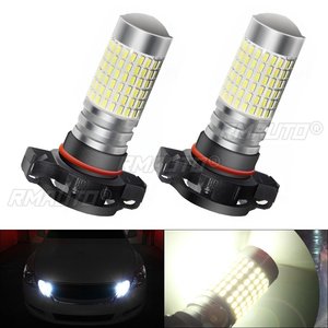 2X 5202 หลอดไฟ LED ไฟตัดหมอกเอ็กซ์ตรีมซุปเปอร์ไบรท์ 12V LED PS19W 12085 PS24W เปลี่ยน 1200LM 6000K สีขาว - Product Image 1