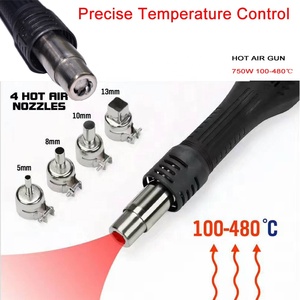 Stazione di saldatura senza piombo con controllo digitale della temperatura 858D con saldatore 936 <span class=keywords><strong>per</strong></span> riparazione elettronica - Product Image 6
