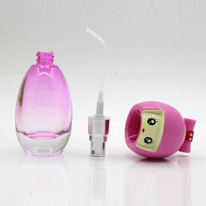 Botella de Perfume de Vidrio Vacía, Bonita y Colorida de 20 ml, con Atomizador de Rosca Recargable - Product Image 2