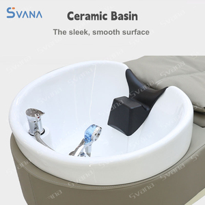 Mobilier de salon Lit à shampoing avec bassin en céramique - Product Image 5