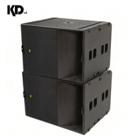 Haut-parleur matriciel A15 simple de 15 pouces et caisson de basses simple KD-21 de 21 pouces, 4 ohms, pour événements en direct et concerts