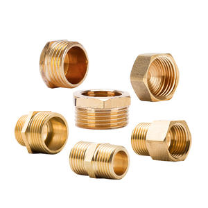 Connettori per tubi in ottone filettato BSPP del fornitore 3/8 raccordo filettato adattatore \ "1/2 \" maschio-femmina - Product Image 5