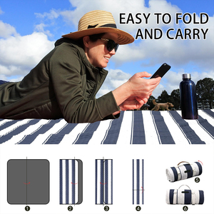 Haute qualité Portable <span class=keywords><strong>anti</strong></span>-<span class=keywords><strong>sable</strong></span> imperméable Polyester Camping <span class=keywords><strong>plage</strong></span> couverture <span class=keywords><strong>plage</strong></span> accessoires pliable imprimé pique-nique tapis <span class=keywords><strong>de</strong></span> <span class=keywords><strong>plage</strong></span> - Product Image 5