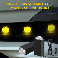 Lampe LED 12V blanche et jaune 15mm 17mm 22mm 26mm à succès pour calandre, projecteur, phare de conduite, VTT, SUV, voiture, moto, éclairage de travail