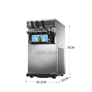 Nuovo doppio compressore automatico Soft servire macchina per Gelato 3 Gelato in acciaio inox per uso ristorante e negozio di prodotti alimentari - Product Image 2