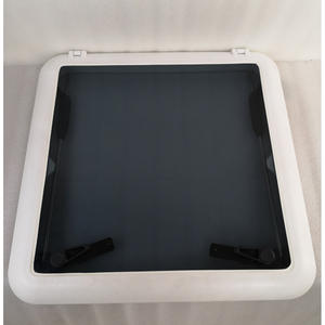 หน้าต่างกระจกนิรภัยทรงสี่เหลี่ยมผืนผ้า กรอบไนลอน สำหรับเรือยอชท์/เรือ ขนาด 630*630 มม. แบบสองแกน สำหรับโรงพยาบาล ห้องน้ำ ห้องครัว - Product Image 2