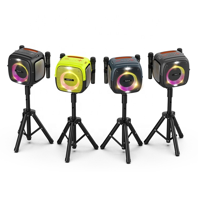 Sk883Bt Havit Oem Ipx6 Waterproof Music Speaker Outdoor Wireless Usb Portable Good Sound Bt Wireless Portable Speaker With Stand