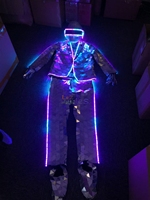 Vente chaude Miroir Costume Robot Punk Tête Costume Costume Adulte Cosplay Doré Argent Miroir Costume Avec Daft Punk Casque