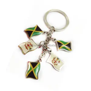 De la bandera llavero encantos al por mayor diseñador llaveros <span class=keywords><strong>Jamaica</strong></span> recuerdo llavero - Product Image 1