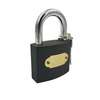 Robuste pujiang gris couleur peint double verrouillage grande clé endurci cadenas en fer