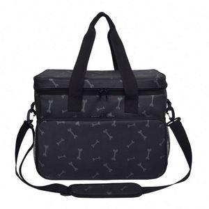 Sac de voyage pliable pour chien, grande capacité, imperméable, avec 2 compartiments pour nourriture, échantillon gratuit - Product Image 5