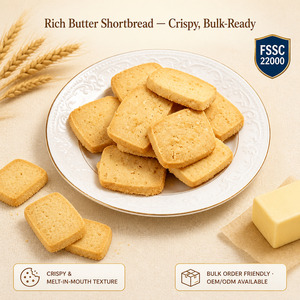 <span class=keywords><strong>Biscotti</strong></span> al Burro con Tuorlo d'Uovo Salato Premium, Sapore Ricco Salato-Dolce, Etichetta Privata OEM, Fornitore B2B all'Ingrosso - Product Image 1