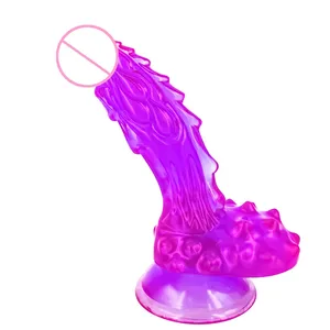 Động vật Quái Vật dildo dương vật g-tại chỗ mô phỏng dương vật hậu môn cắm tuyến tiền liệt massager với cốc hút cơ sở đồ chơi tình dục - Product Image 4