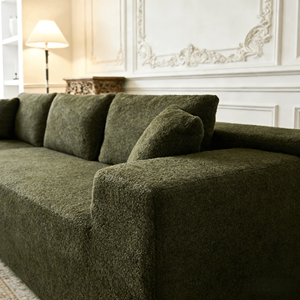 Ensemble de canapés modernes en tissu 2026 pour salon, canapé modulaire incurvé d'angle compressé, style <span class=keywords><strong>Cloud</strong></span> Couches - Product Image 3