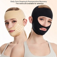 Bandeau amincissant réutilisable pour le visage en V, réducteur de double menton, masque liftant, bandage de relaxation pour affiner le visage