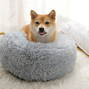 Los fabricantes proporcionan cama para perros Donut, diferentes colores, felpa, cama para mascotas con relleno súper suave - Product Image 3