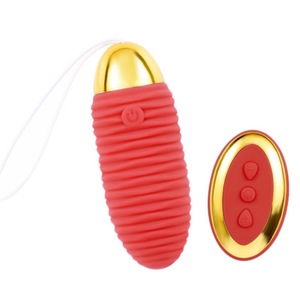Control remoto inalámbrico Salto de ráfaga de un clic para un fuerte choque Usable Vibrador de bala de silicona para mujeres Jump Egg - Product Image 2