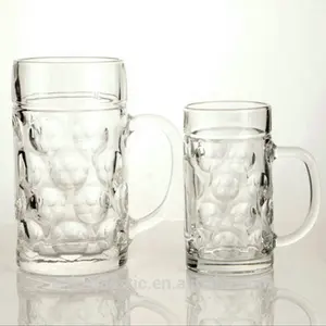 plastic beer mugs wholesale with handles 32oz beer mug custom logo for Oktoberfest or party