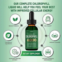 Ausreson OEM gouttes de chlorophylle à boire 500ml fournisseur végétalien stimuler le système immunitaire liquide de chlorophylle organique